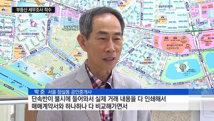 '부동산 탈세' 조사...투기과열지구 구매 자금출처도 검증 / YTN