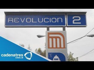 Detalles del cierre de la estación Revolución por obras de remodelación