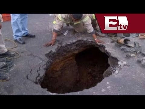 Fuertes lluvias provocan socavón en la delegación Gustavo A. Madero / Comunidad