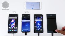 OnePlus 5 vs Galaxy S8 vs HTC U11 vs Xperia XZ Premium Battery Charging SPEED Test