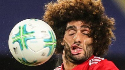 Marouane Fellaini's Face Gets F*CKED UP by Soccer Ball, Becomes the Greatest Meme of 2017