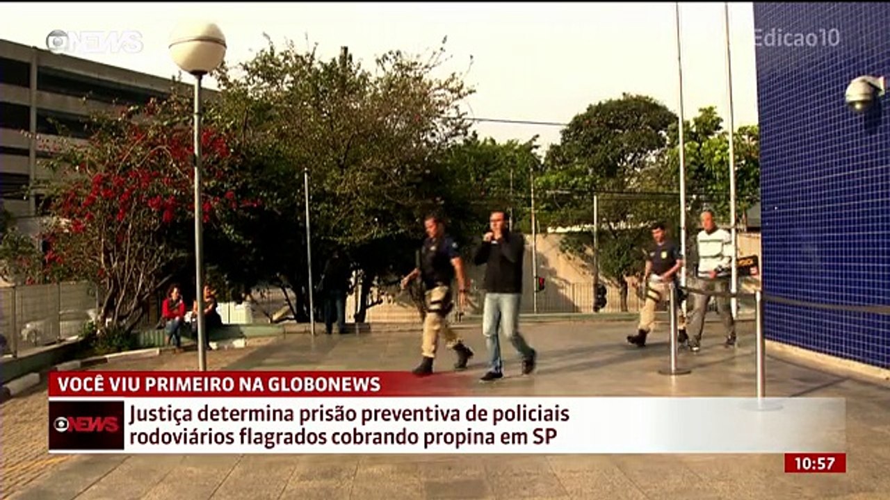 Justiça determina prisão preventiva de policiais flagrados cobrando propina em SP