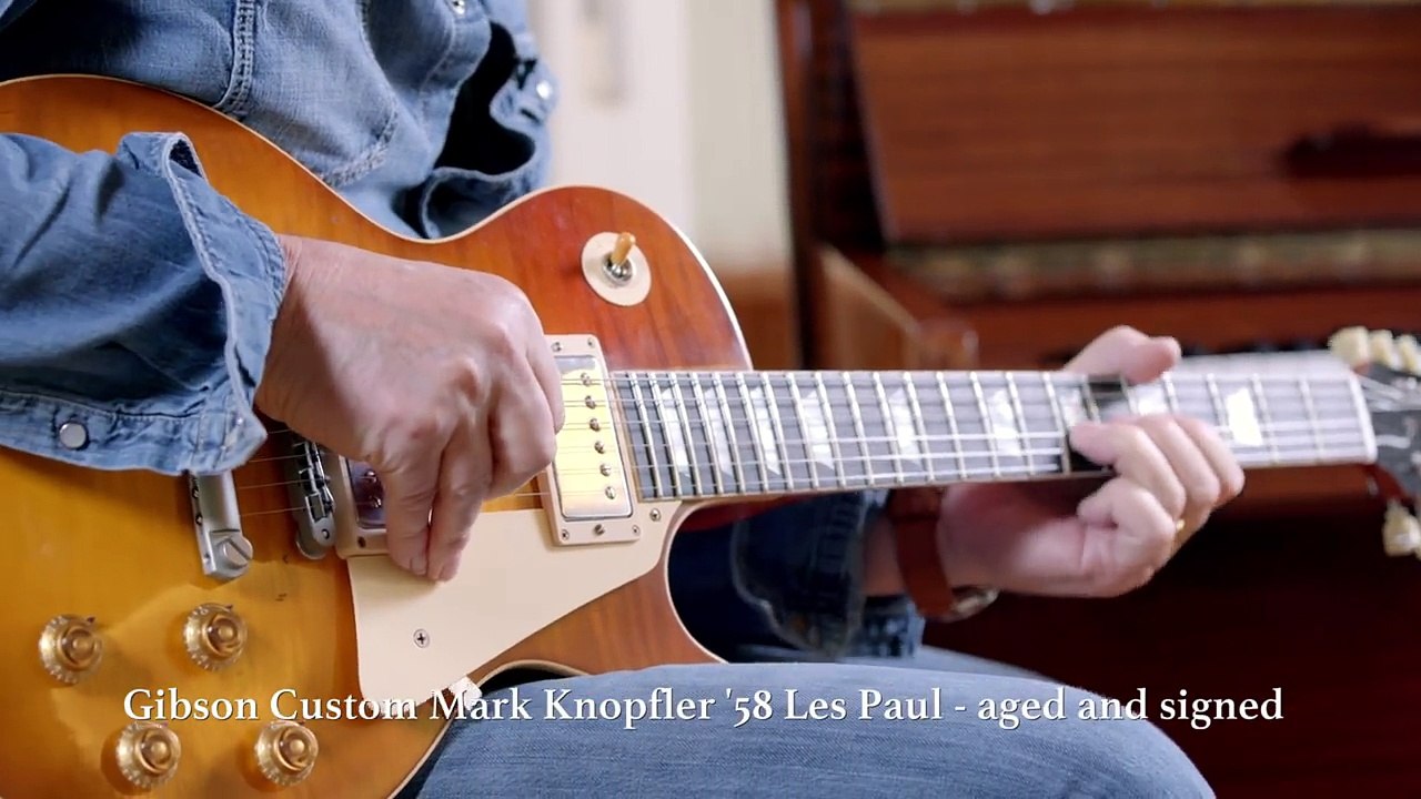Gibson Custom Mark Knopfler ’58 Les Paul Aged and Signed