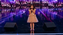 Celine Tam: Adorable 9-Year-Old Earns Golden Buzzer From Laverne Cox - America's Got Talent 2017