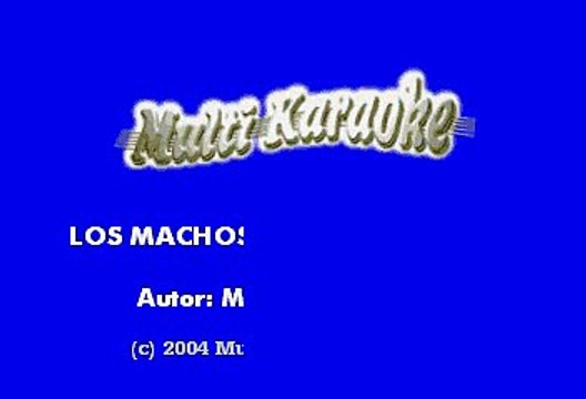 La Banda Machos - Los Machos Tambien Lloran (Karaoke)