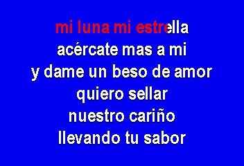 La Banda Machos - Mi Luna, Mi Estrella (Karaoke)
