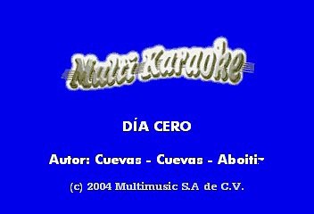 La Ley - Dia Cero (Karaoke)