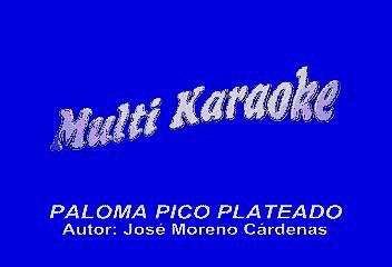 La Migra -  Paloma pico plateado (Karaoke)
