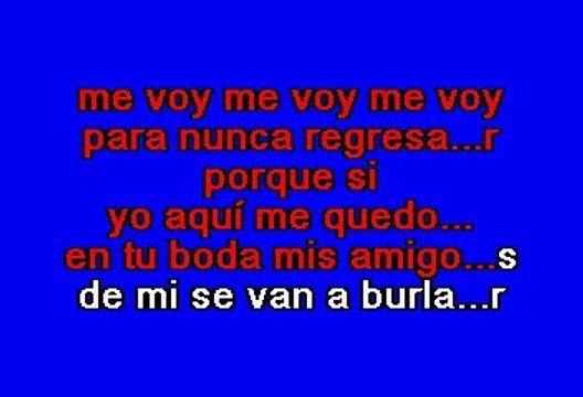 Los Cadetes de Linares - En tu boda (Karaoke)