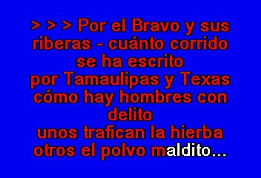 Los Cadetes de Linares - Polvo maldito (Karaoke)