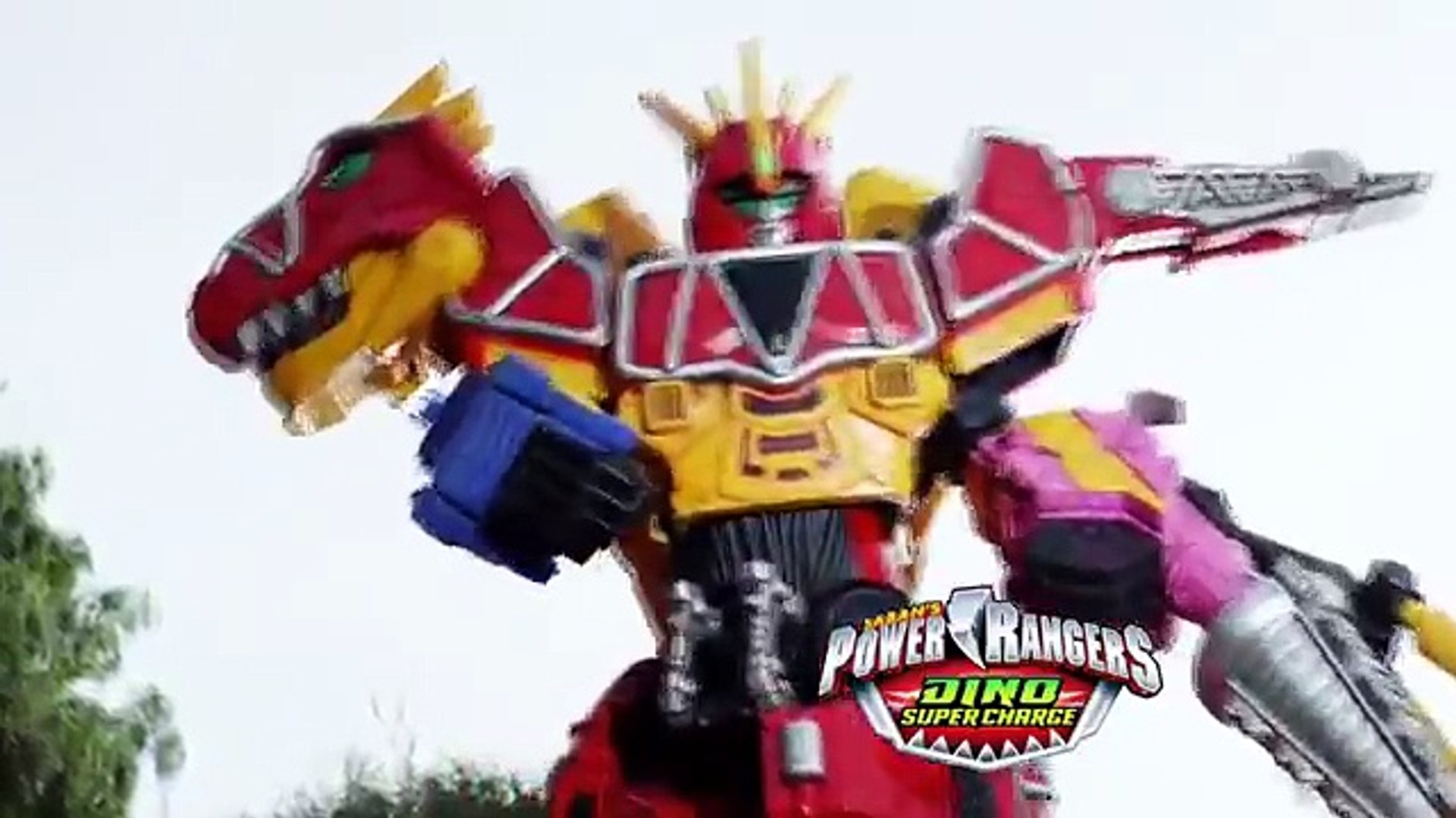 Power Rangers Dino Super Charge-Plesio charge Megazord Action Figure.