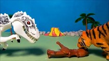 Jurassic World Lego Dinosaurs Toys For Kids  2 Indominus Rex  Tiger