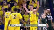 Michigan State at Michigan Mens Basketball Highlights