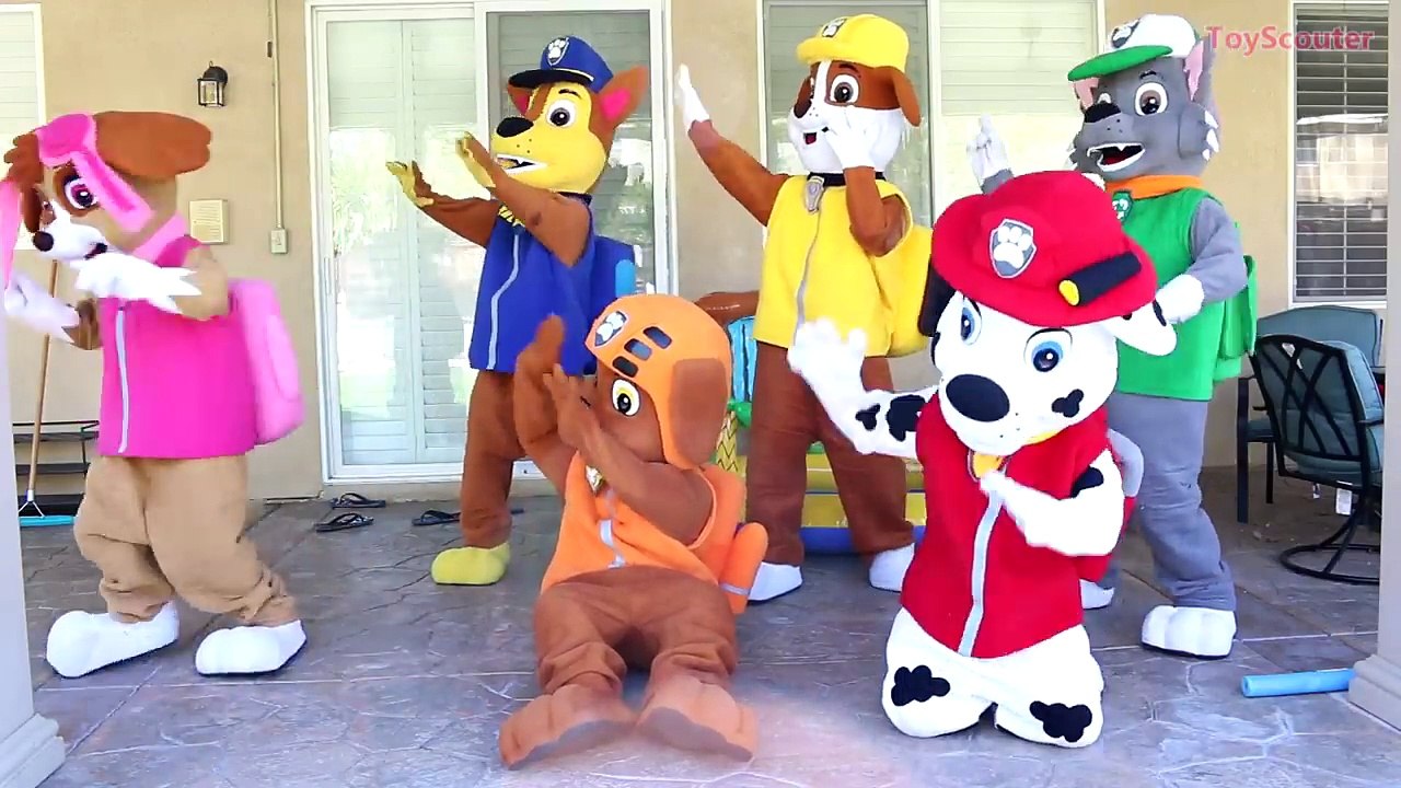 Spiderman Wears Princess Rapunzels Dress! w/ The Witch & Paw Patrol Skye in Real Life