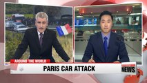 Man shot and held after car rams into soldiers in Paris
