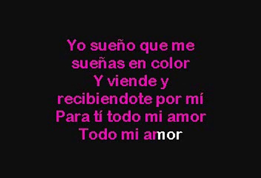 Paulina Rubio - Todo Mi Amor (Karaoke)
