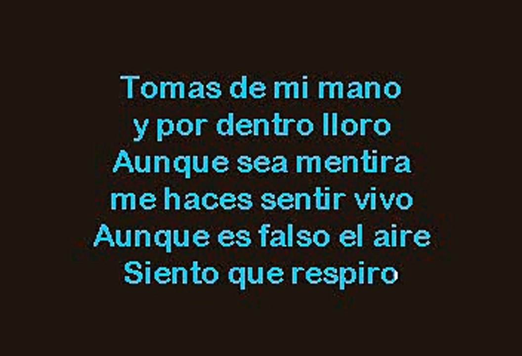 Sin Bandera  - Mientes Tan Bien (Karaoke con voz guia)