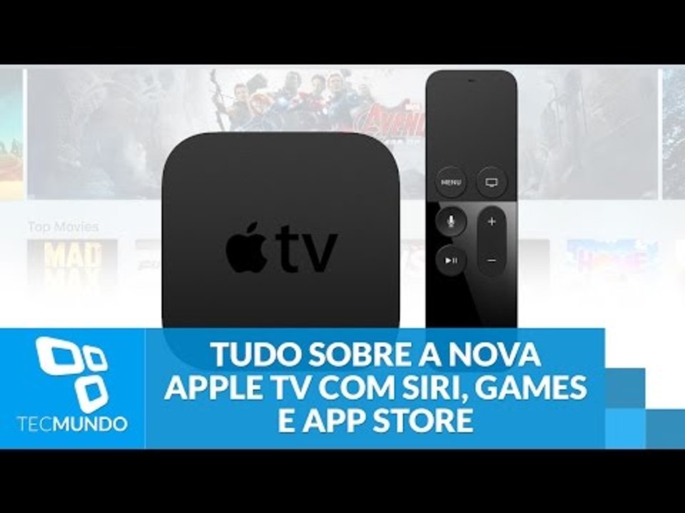 Tudo sobre a nova geração da Apple TV: Siri, games e App Store
