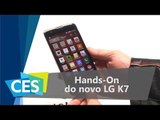 Hands-On do novo LG K7 - CES 2016 - TecMundo