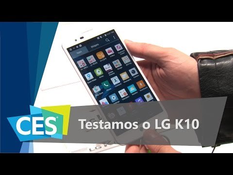 Testamos o LG K10 - CES 2016 - TecMundo