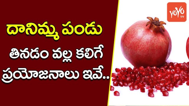 దానిమ్మ పండు తినడం వల్ల కలిగే ప్రయోజనాలు ఇవే .. | Health Benefits of Eating Pomegranate | YOYO TV Channel