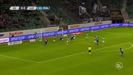 Sankt Gallen 0:1 Luzern (Swiss Super League 9 August 2017)