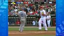 2008 Dodgers: Nomar Garciaparra drives in Furcal with a single vs Reds (4.21.08)