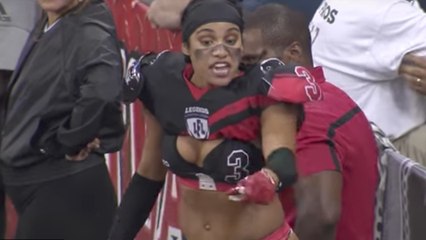 LFL Football Hottie GOES OFF on "B*tch Ass N****s": "I Wanna Beat Their Wives Up!"