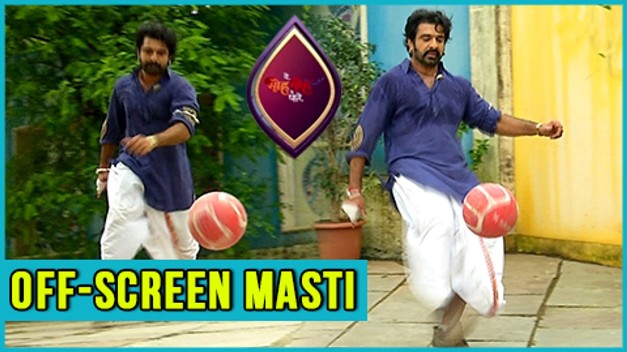 Mukhi Plays FOOTBALL | Off-Screen Masti | Yeh Moh Moh Ke Dhaage - ये मोह मोह के धागे | TellyMasala