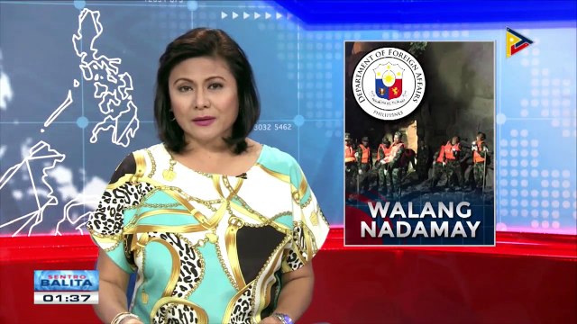 DFA: Walang Pilipinong nadamay sa lindol sa China