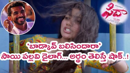 Sai Pallavi's Fidaa Dialogue 'Bhaadkaav' Meaning