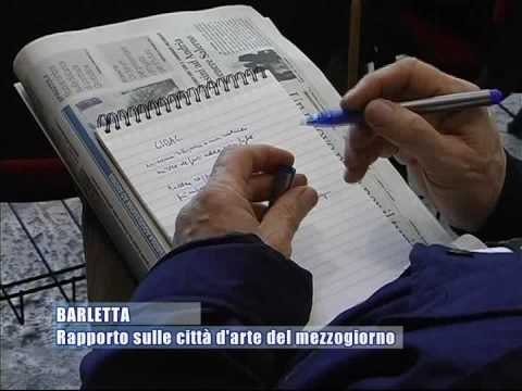 BARLETTA. Presentazione Rapporto sulle citta' d'arte del mezzogiorno