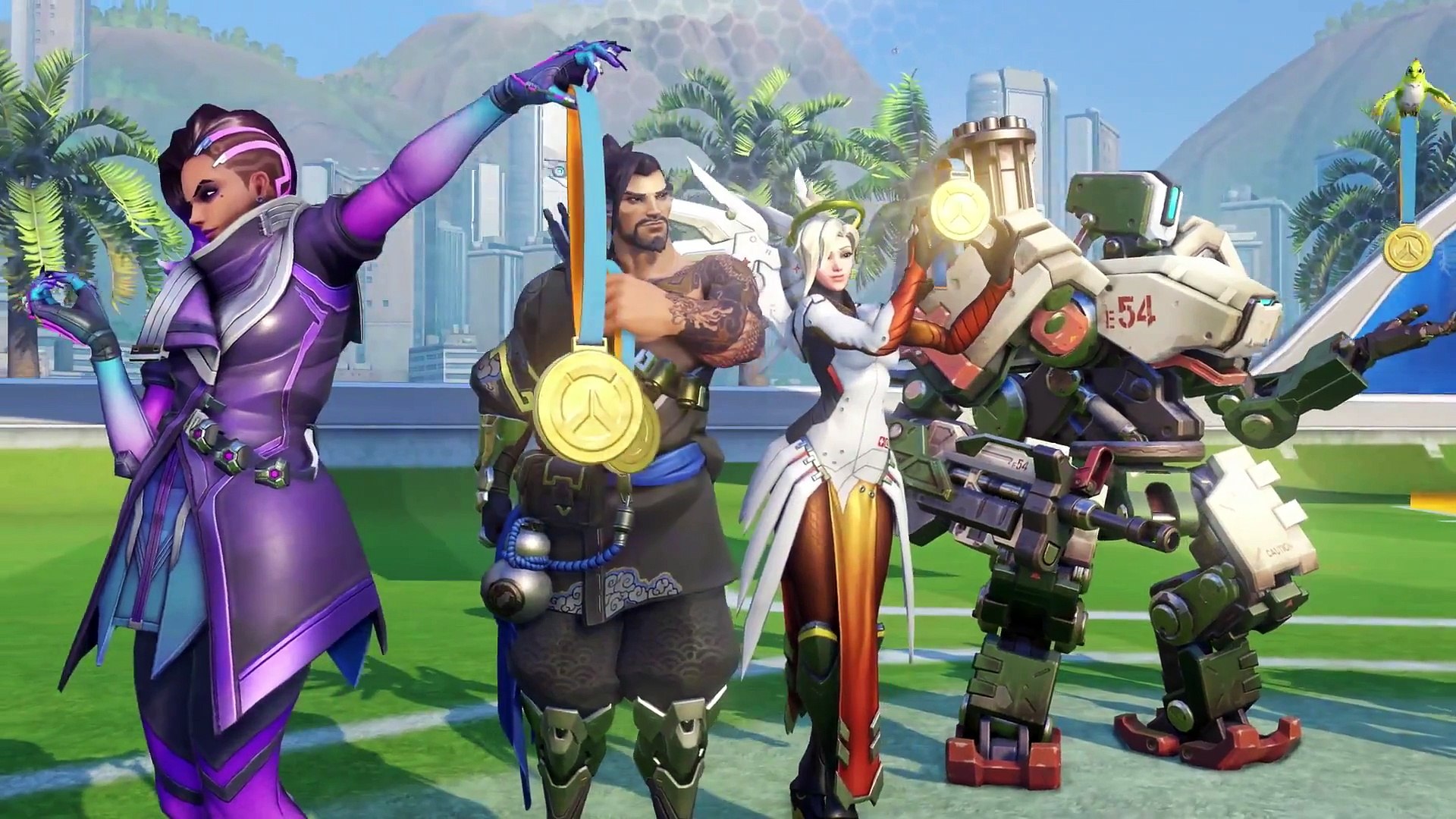 ⁣OVERWATCH - Summer Games 2017 New Skins Trailer