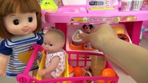 Baby doll Ice cream and kitchen food shop toys play