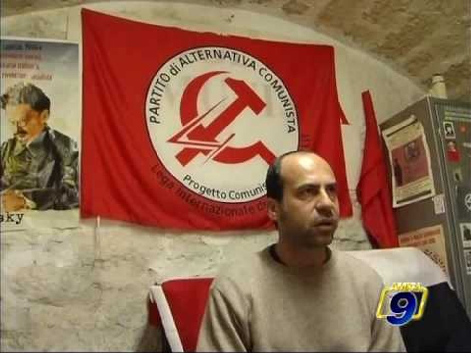 PROVINCIALI BAT. E' Michele Rizzi il candidato presidente di Alternativa Comunista