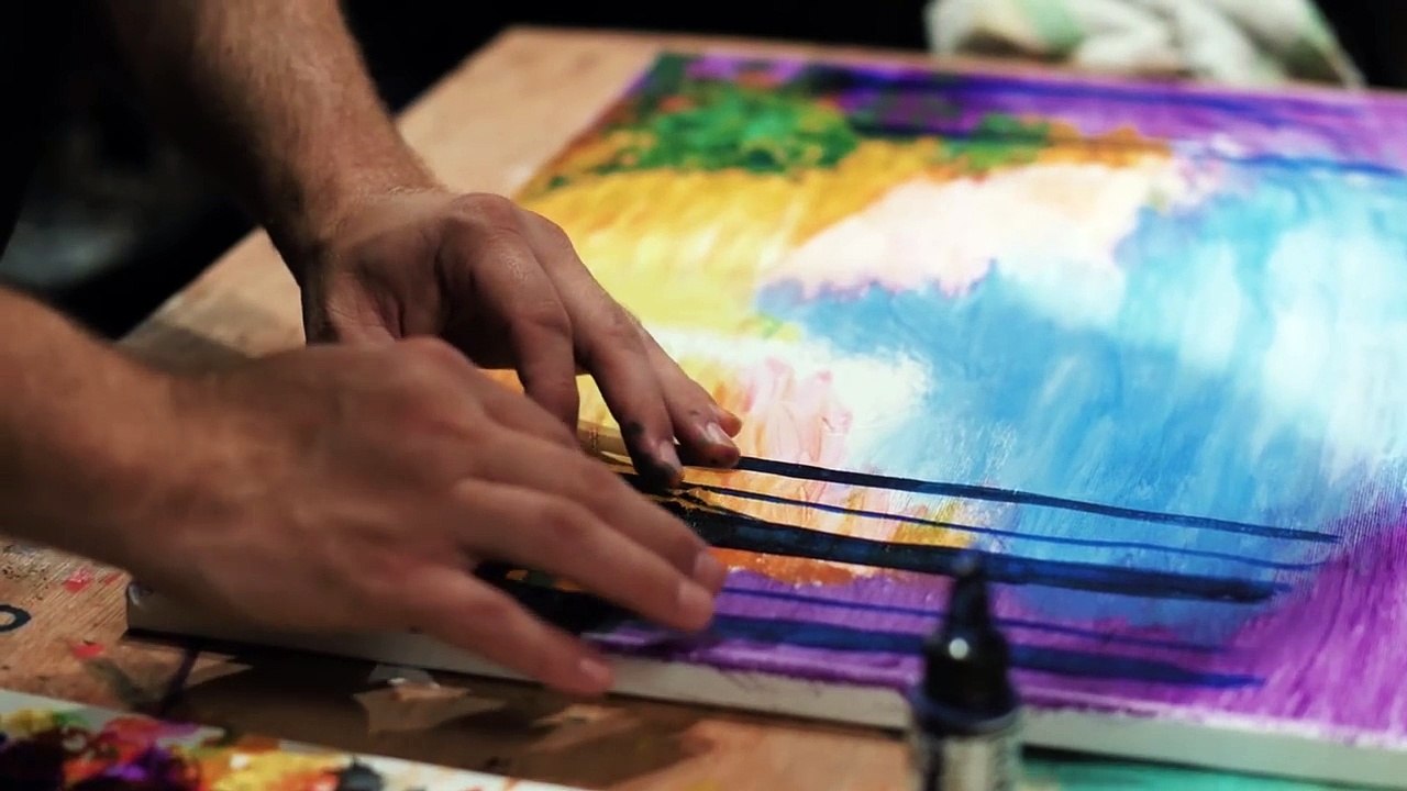 Artist PAINTS Without SIGHT  ~ The Happiness Stories