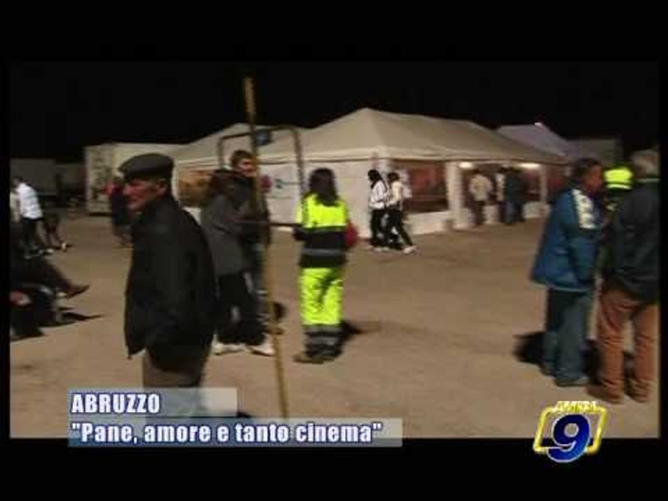 "PANE AMORE E TANTO CINEMA" per i terremotati d'Abruzzo