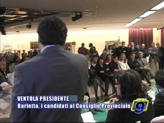 Скачать видео: PROVINCIALI BAT. Barletta, presentati i candidati consiglieri per la lista Ventola Presidente