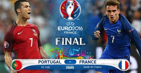 UEFA EURO 2016 final highlights Portugal vs France