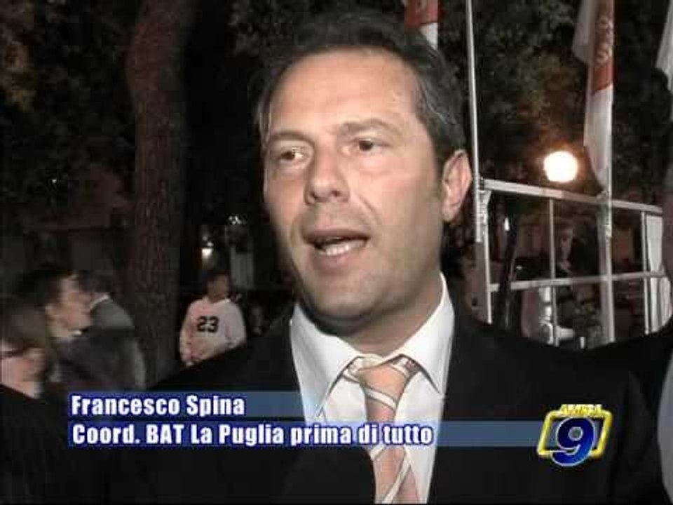 PROVINCIALI BAT. Presentati i candidati Biscegliesi per "La Puglia prima di Tutto"