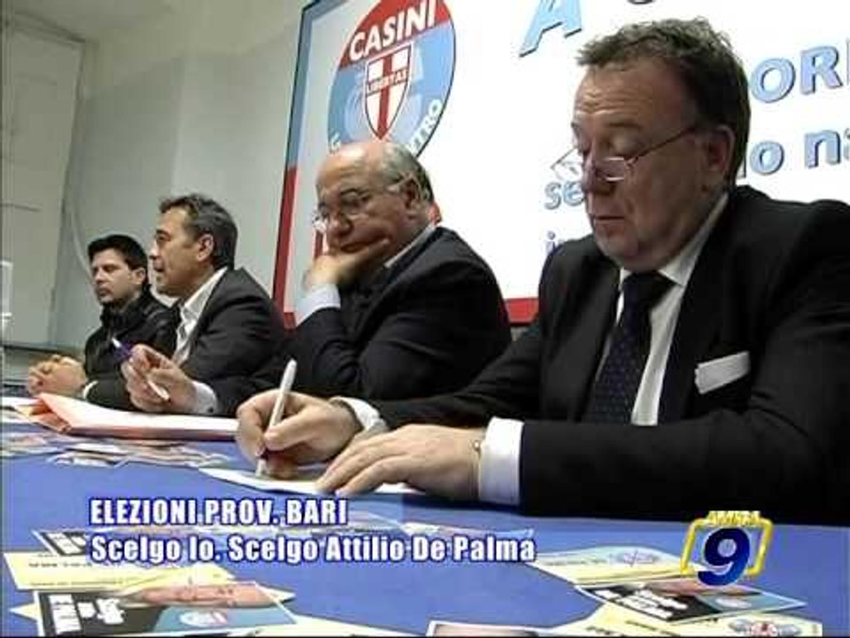 PROVINCIALI BARI.  Scelgo Io, Scelgo Attilio De Palma