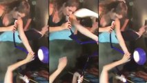 Deux filles veulent boire de la bière