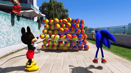 Şimşek McQueen Büyük Lastikli Araba İle Örümcek Adam (Çizgi Film Tadında - Türkçe Dublaj)