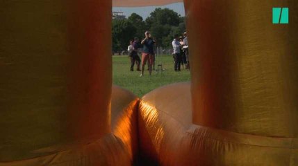 Mais qu'est-ce que c'est que cette statue géante juste à côté de la Maison-Blanche?