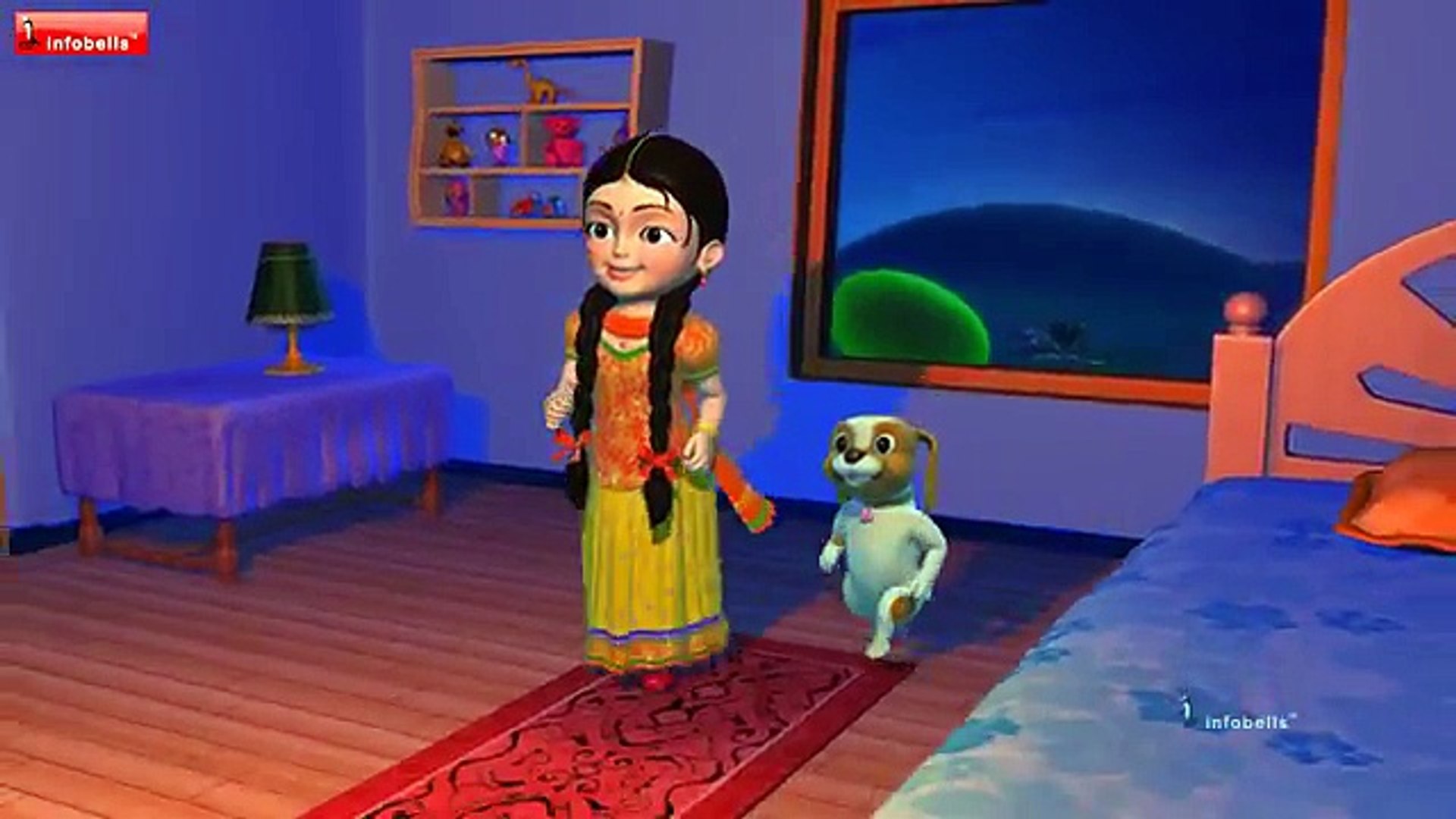 Chand Mama | Bengali Rhymes for Children | Infobells - video Dailymotion