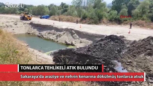 HES inşaat sahasına gömülen tonlarca atık bulundu