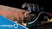 IMPRESIONANTE ACCIDENTE Camión de carga impacta contra camión de pasajeros en Guerrero