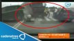 ¡¡FUERTES IMÁGENES!! Camión no se detiene y atropella a varias personas en Rusia (VIDEO)