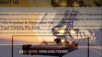 The popular & upgraded cnc pipe cutting machine