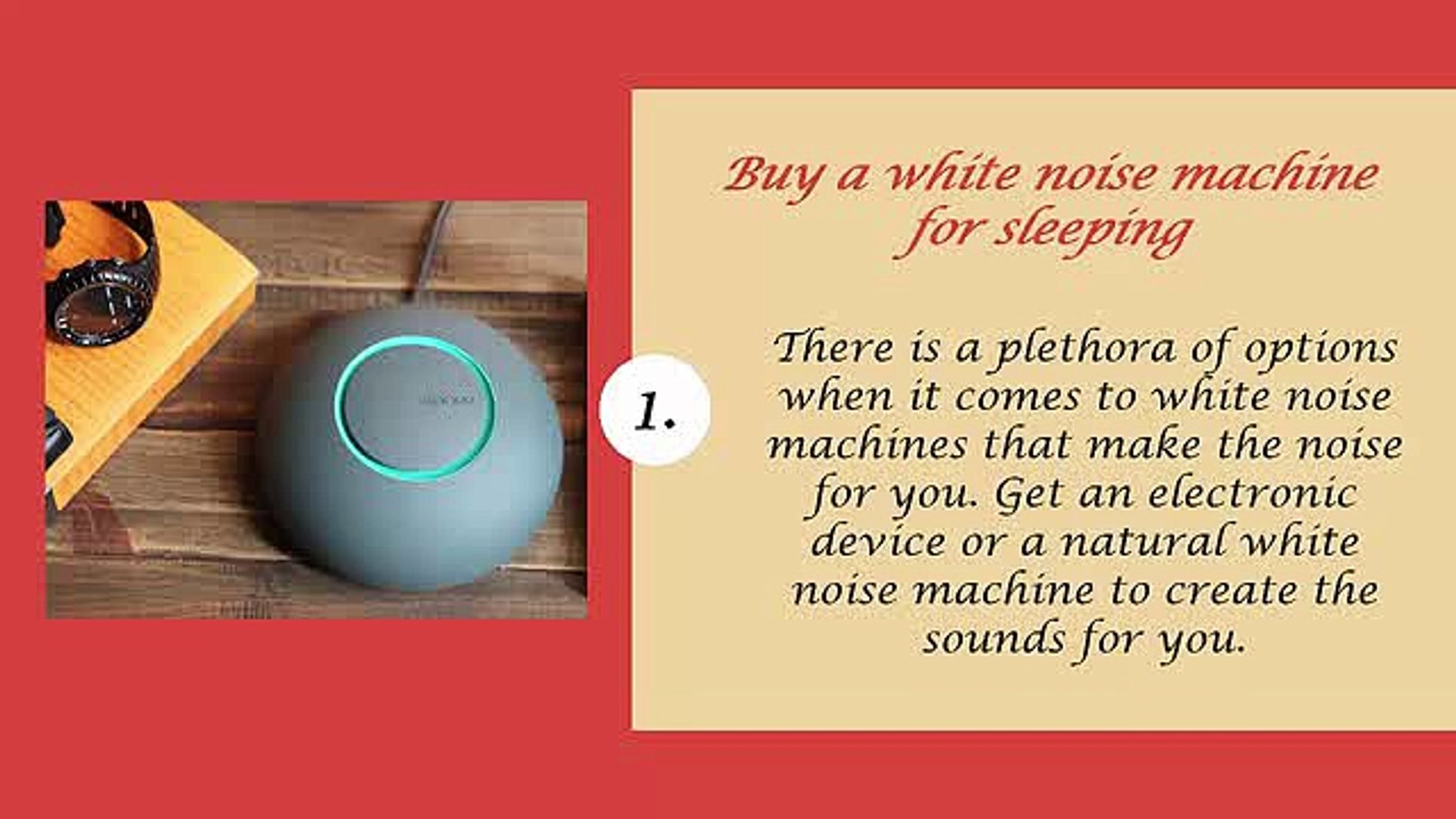⁣Guidelines for Generating White Noise